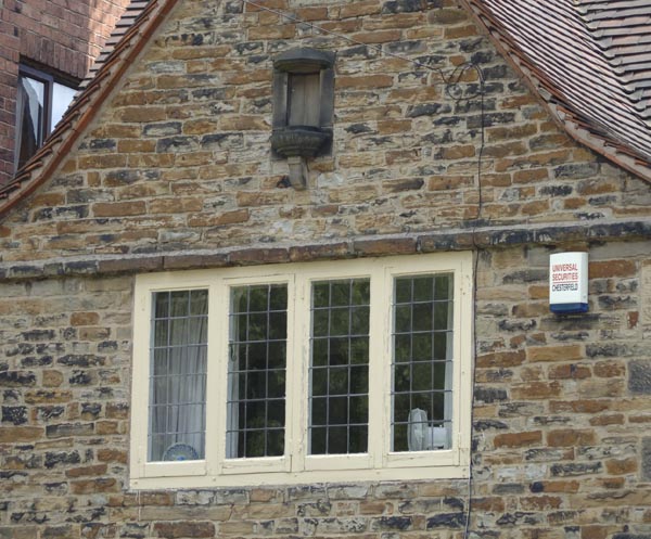 Arts and crafts timber casement window